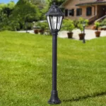 Oprawa ogrodowa MIZAR/ANNA CLEAR Fumagalli E27 wys.1100 mm, szer.220 mm IP55 230V czarny / tworzywo sztuczne