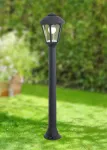 Oprawa ogrodowa GIAFFA/GIAMPY CLEAR Fumagalli E27 wys.1000 mm, szer.210 mm IP55 230V czarny / tworzywo sztuczne