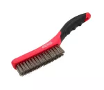 AWTOOLS SZCZOTKA DRUCIANA 4-RZĘDOWA GĘSTA 260mm/ PLASTIKOWA RĄCZKA