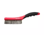 AWTOOLS SZCZOTKA DRUCIANA 4-RZĘDOWA GĘSTA 260mm/ PLASTIKOWA RĄCZKA