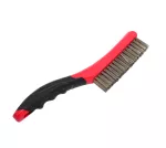 AWTOOLS SZCZOTKA DRUCIANA 4-RZĘDOWA GĘSTA 260mm/ PLASTIKOWA RĄCZKA