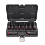 AWTOOLS ZESTAW NASADEK UDAROWYCH 1/2" 10cz. 10-24mm DŁUGIE BLACK LINE