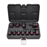 AWTOOLS ZESTAW NASADEK UDAROWYCH 1/2" 12cz./10-24mm/ KRÓTKIE BLACK LINE
