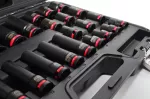 AWTOOLS ZESTAW NASADEK UDAROWYCH 1/2" 26cz./10-24mm/ KRÓTKIE I DŁUGIE BLACK LINE