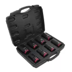 AWTOOLS ZESTAW NASADEK UDAROWYCH 3/4"  8cz./17-38mm/ DŁUGIE BLACK LINE