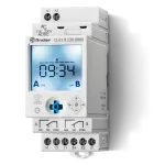 Zegar sterujący 2 P; 16A; 110…230V AC/DC; NFC; tygodniowy