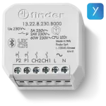 Elektroniczny przekaźnik impulsowy 2 P; 6A; 110…230V AC; YESLY