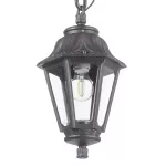 Oprawa ogrodowa wisząca Sichem/Anna CLEAR Fumagalli E27 wys.800 mm, szer.220 mm IP55 230V czarny / tworzywo sztuczne