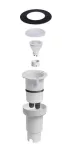 Oprawa najazdowa CECI 120 szara FROSTED Fumagalli GX53LED CCT CCT 3W 230V / tworzywo sztuczne