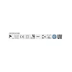 Oprawa najazdowa CECI 120 szara FROSTED Fumagalli GX53LED CCT CCT 3W 230V / tworzywo sztuczne