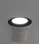 Oprawa najazdowa CECI 120 czarna FROSTED Fumagalli GX53LED CCT CCT 3W 230V czarny / tworzywo sztuczne