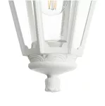 Oprawa ogrodowa wisząca Sichem/Anna CLEAR Fumagalli E27 wys.800 mm, szer.220 mm IP55 230V biały / tworzywo sztuczne