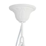 Oprawa ogrodowa wisząca Sichem/Anna CLEAR Fumagalli E27 wys.800 mm, szer.220 mm IP55 230V biały / tworzywo sztuczne