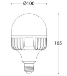 Źródło światła Fumagalli E27 HIGH POWER LED 15W CCT 3000K/4000K mleczna 230V biały / tworzywo sztuczne