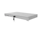 SZUFLADA DO SZAF 19" 1U 270MM SZARA LANBERG (1U/483X270MM UDŹWIG DO 30KG)