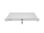 SZUFLADA DO SZAF 19" 1U 270MM SZARA LANBERG (1U/483X270MM UDŹWIG DO 30KG)