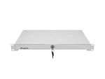 SZUFLADA DO SZAF 19" 1U 270MM SZARA LANBERG (1U/483X270MM UDŹWIG DO 30KG)