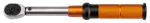 Klucz dynamometryczny dwukierunkowy 1/4", 5 - 25 Nm, zestaw 21 szt.