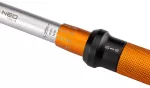 Klucz dynamometryczny dwukierunkowy 1/4", 5 - 25 Nm, zestaw 21 szt.