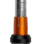 Klucz dynamometryczny dwukierunkowy 1/4", 5 - 25 Nm, zestaw 21 szt.