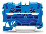 2-przewodowa złączka przelotowa 4 mm², niebieska 2004-1204