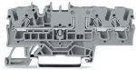3-przewodowa złączka przelotowa 2,5 mm², szara 2002-1701