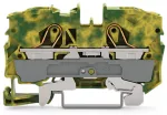 2-przewodowa złączka PE 10 mm², żółto-zielona 2010-1207