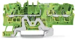 3-przewodowa złączka PE 2,5 mm², żółto-zielona 2002-1707