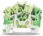 3-przewodowa złączka PE 2,5 mm², żółto-zielona 2002-6307