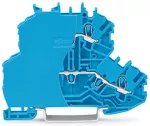 Złączka dwupiętrow przelotowa/przelotowa, niebieska 2000-2204/099-000