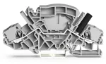 2-przewodowa złączka przelotowa 6 mm², szara 2007-8801/046-000