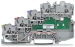 4-przewodowa złączka do czujników żółta LED do czujników typu PNP, szara 2000-5410/1102-950