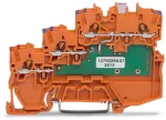 3-przewodowa złączka zasilająca do czujników LED zielona, pomarańczowa 2000-5372/1102-953
