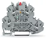 Złączka do zabudowy elementów 2-piętrowe, szara 2002-2221/1000-413