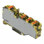 Złączka rozgałęźna z przyciskami 1 x 16 mm² / 6 x 4 mm²
