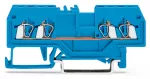 4-przewodowa złączka przelotowa 1,5 mm², niebieska 279-834
