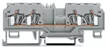 4-przewodowa złączka przelotowa 4 mm², szara 880-831