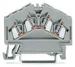 4-przewodowa złączka przelotowa 2,5 mm², szara 280-646