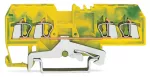 4-przewodowa złączka PE 2,5 mm², żółto-zielona 280-677/999-950