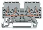 4-przewodowa złączka przelotowa 2,5 mm², czarna 870-835