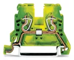 2-przewodowa złączka PE 2,5 mm², żółto-zielona 870-907/999-950