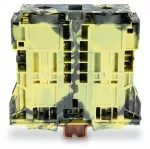 2-przewodowa złączka przelotowa 185 mm², ciemnoszary-żółta 285-1181