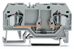 Złączka do zabudowy elementów 2-przewodowe, szara 281-915/281-411