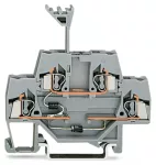 Złączka do zabudowy elementów 2-piętrowe, szara 280-941/281-491