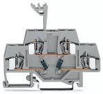 Złączka do zabudowy elementów 2-piętrowe, szara 281-635/281-490