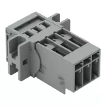Wtyk 1-przewodowy CAGE CLAMP®, szara 769-603/002-000