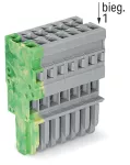 1-przewodowe gniazdo CAGE CLAMP®, żłt-ziel/szary 769-107/000-037
