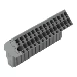 1-przewodowe gniazdo, kątowe CAGE CLAMP®, szara 769-114/022-000