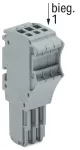 1-przewodowe gniazdo Push-in CAGE CLAMP®, szara 2020-108