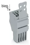 1-przewodowe gniazdo Push-in CAGE CLAMP®, szara 2020-106/133-000